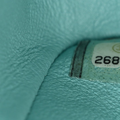 Chanel Caviar Quilted Medium Double Flap Light Blue 7 of 13