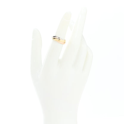 Cartier 18K Pink Yellow White Gold Small Trinity Ring 48 4.5 2 of 5