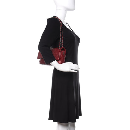 Chanel Iridescent Caviar Quilted Large Chic Flap Red 2 of 11