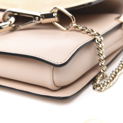 Chloe Suede Calfskin Small Faye Shoulder Bag Cement Pink 9 of 9