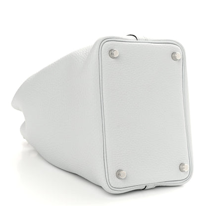 Hermes Taurillon Clemence Picotin Lock 18 PM Bleu Pale 4 of 11