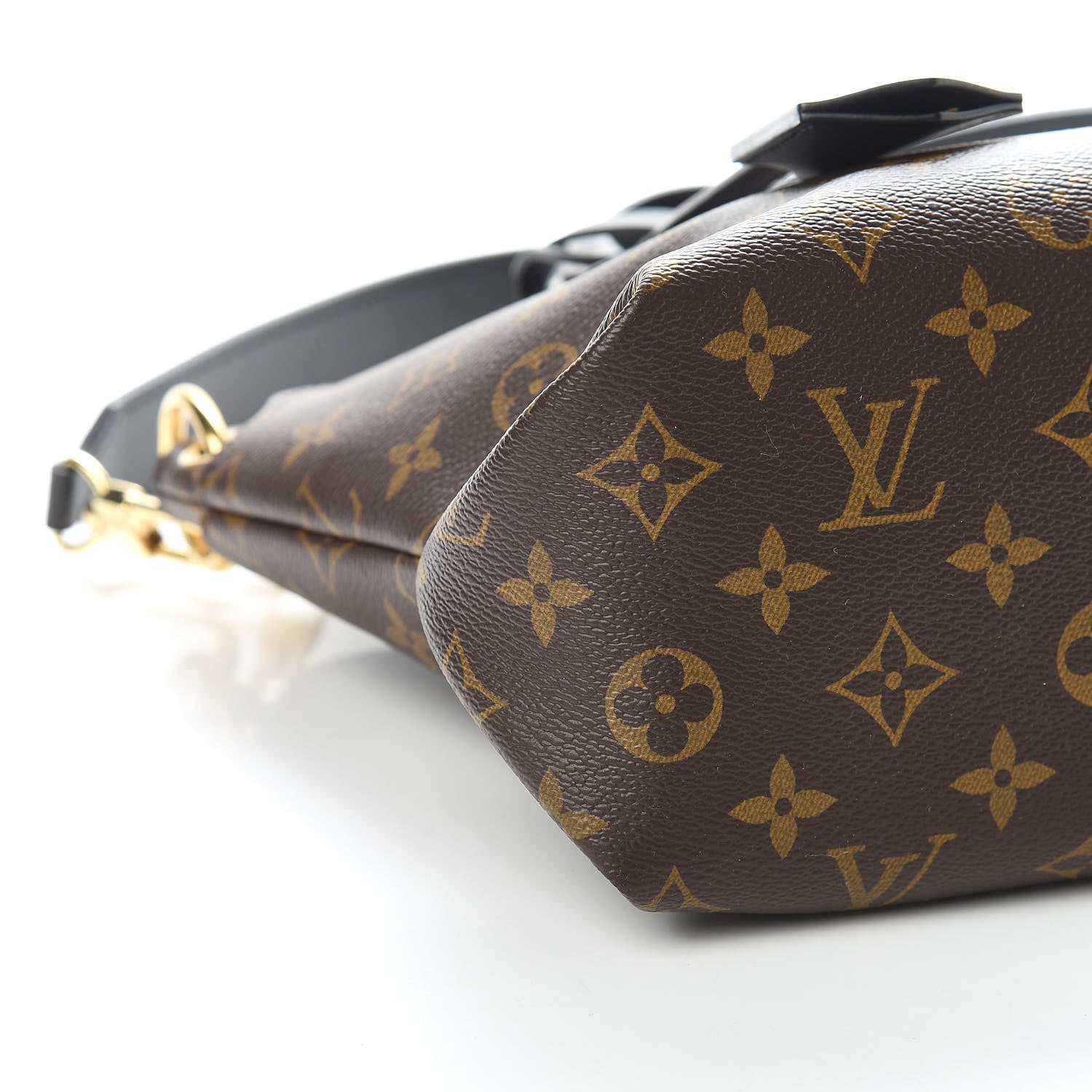 Louis Vuitton Monogram Flower Zipped Tote PM Black 8 of 10