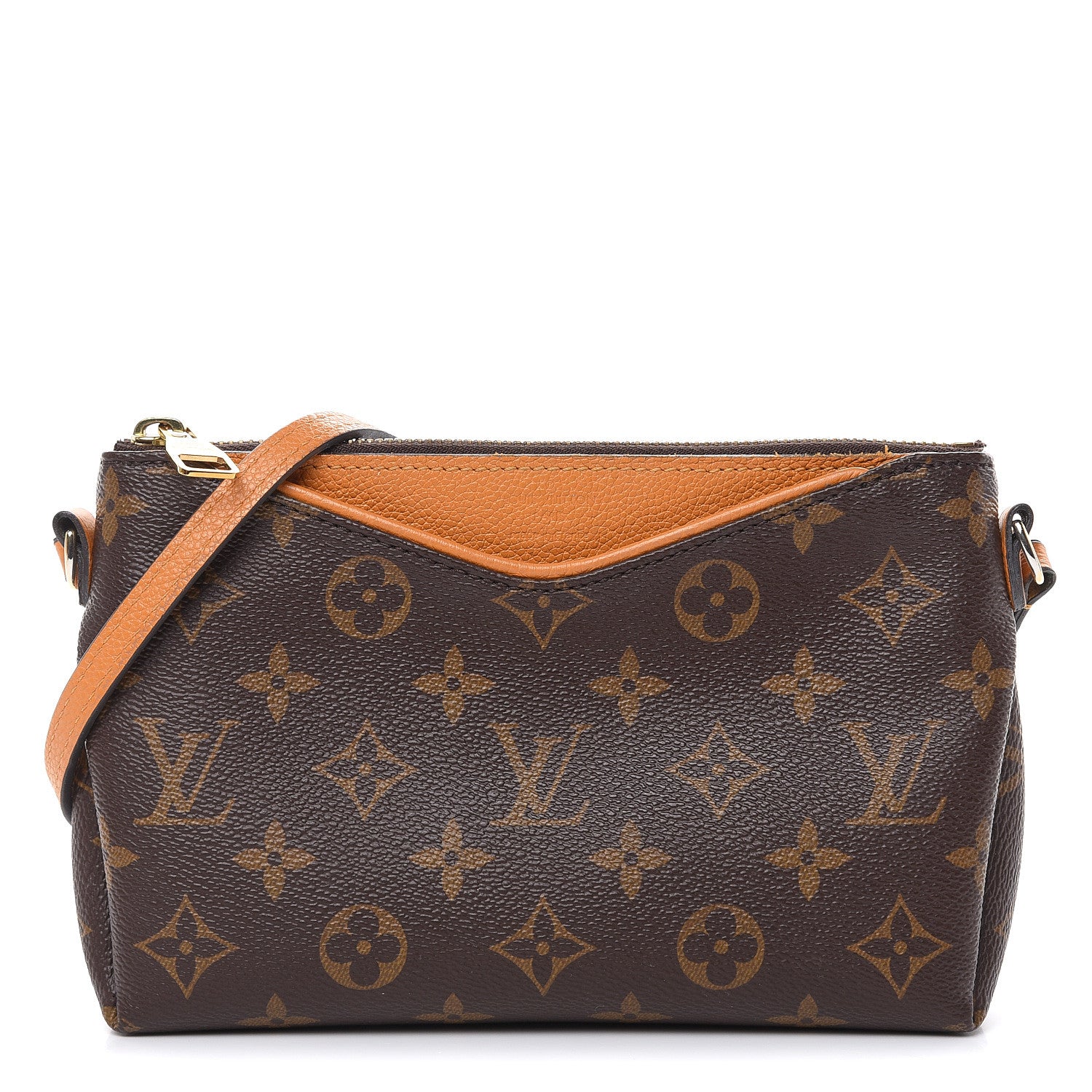 Louis Vuitton Monogram Pallas Crossbody Safran 1 of 12