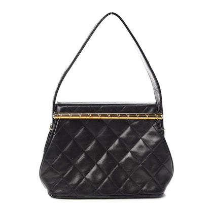 Chanel Lambskin Quilted Shoulder Bag Black 1 of 16