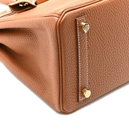 Hermes Togo Birkin 25 Gold 9 of 10