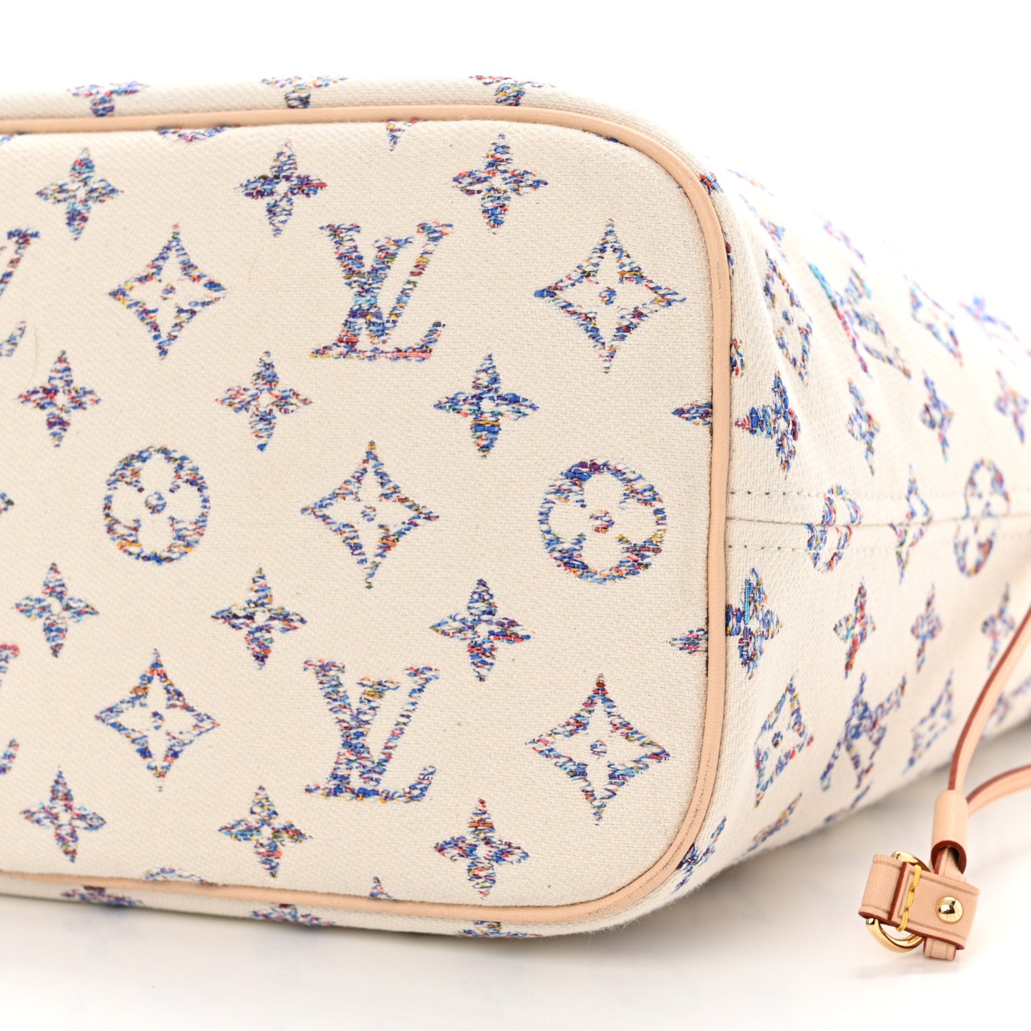 Louis Vuitton Monogram Jacquard Neverfull MM Multicolor Beige 10 of 10