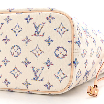 Louis Vuitton Monogram Jacquard Neverfull MM Multicolor Beige 10 of 10