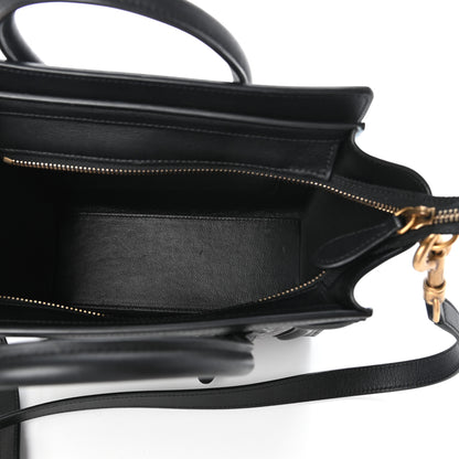 Celine Lizard Smooth Calfskin Nano Tri-Color Luggage Mineral 5 of 9