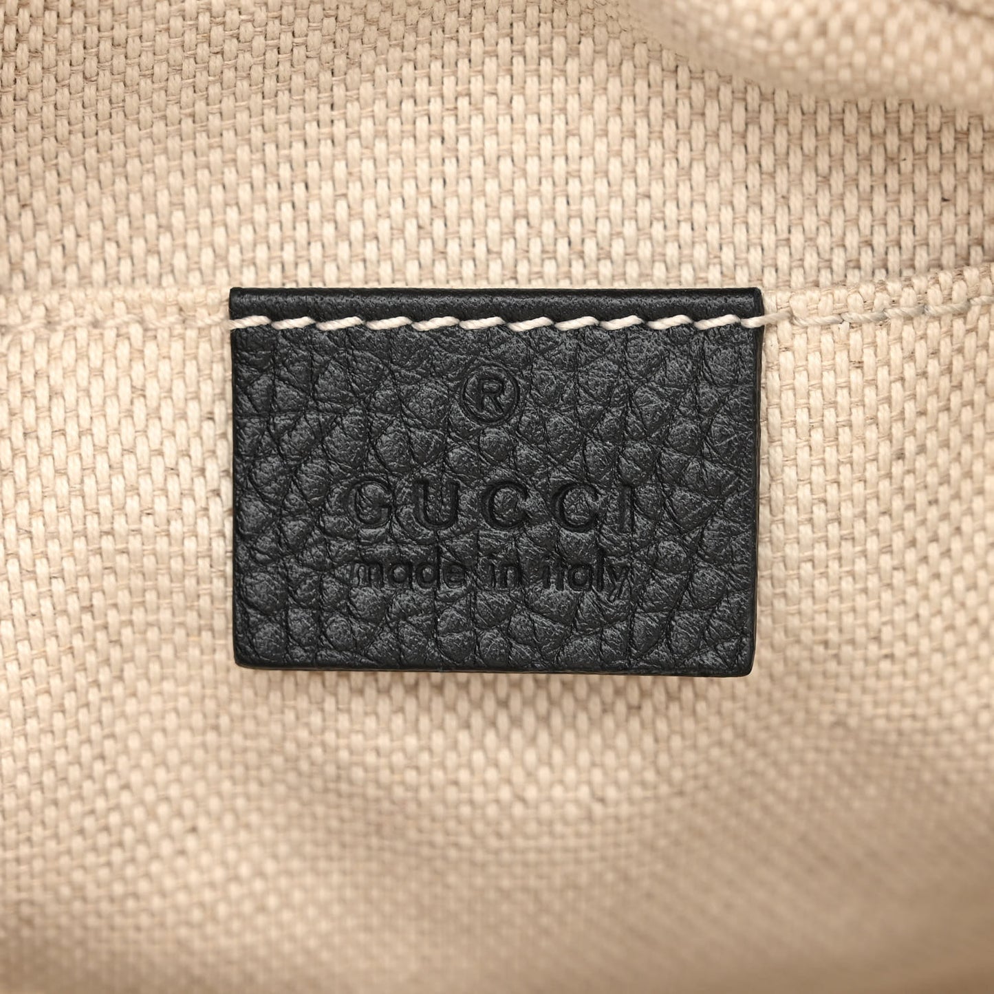 Pebbled Calfskin Small Soho Disco Bag Black