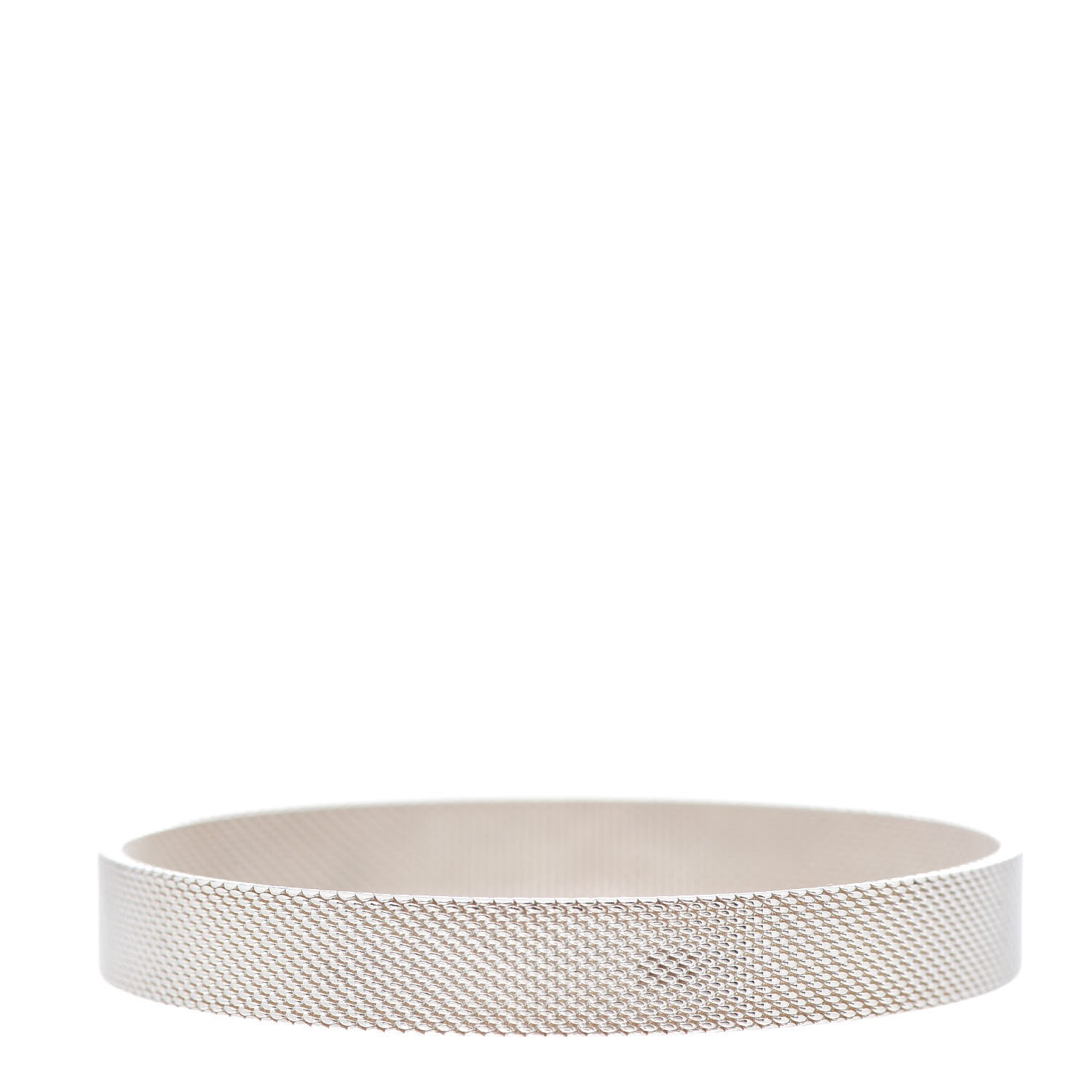 Tiffany Sterling Silver Somerset Mesh Bangle Bracelet 3 of 4