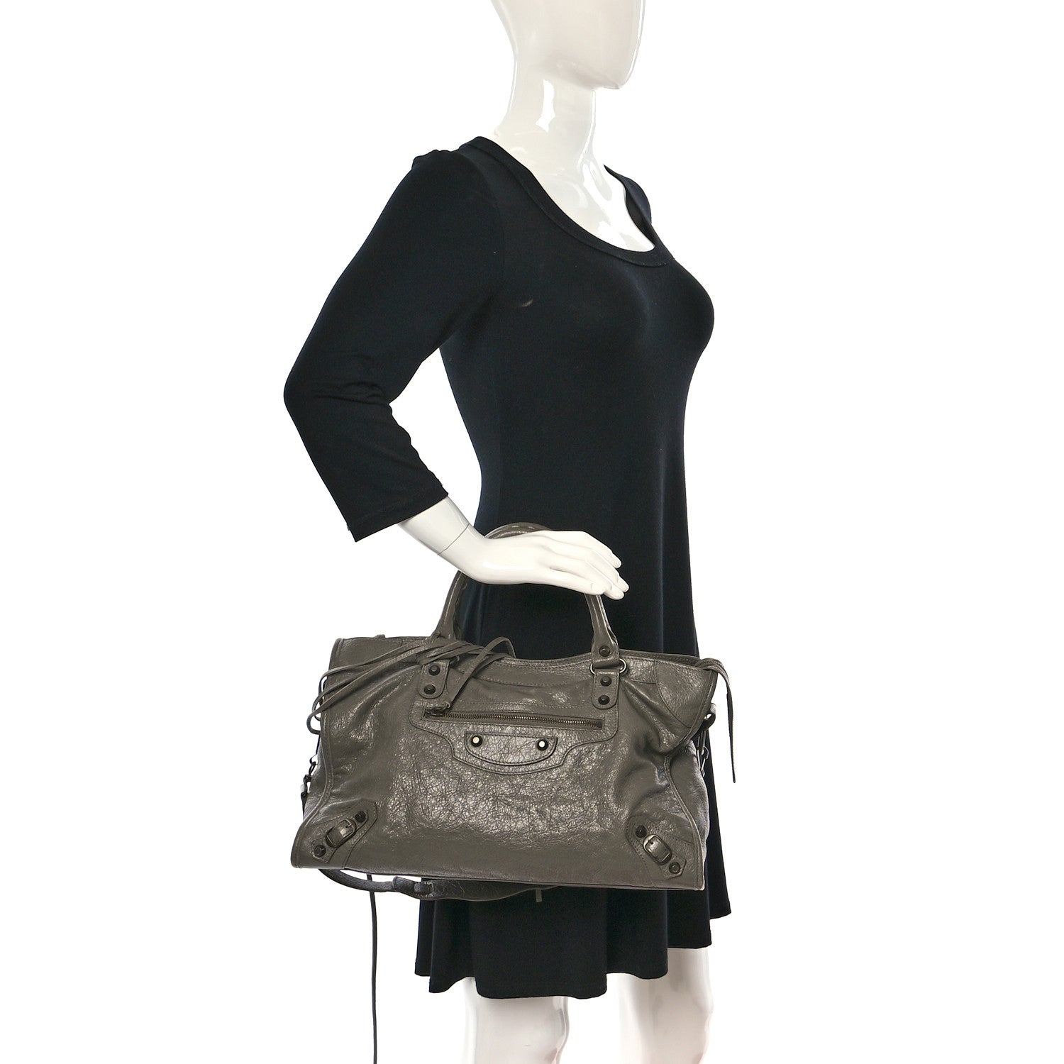 Balenciaga Agneau Classic Hardware City Beige Liege 2 of 9