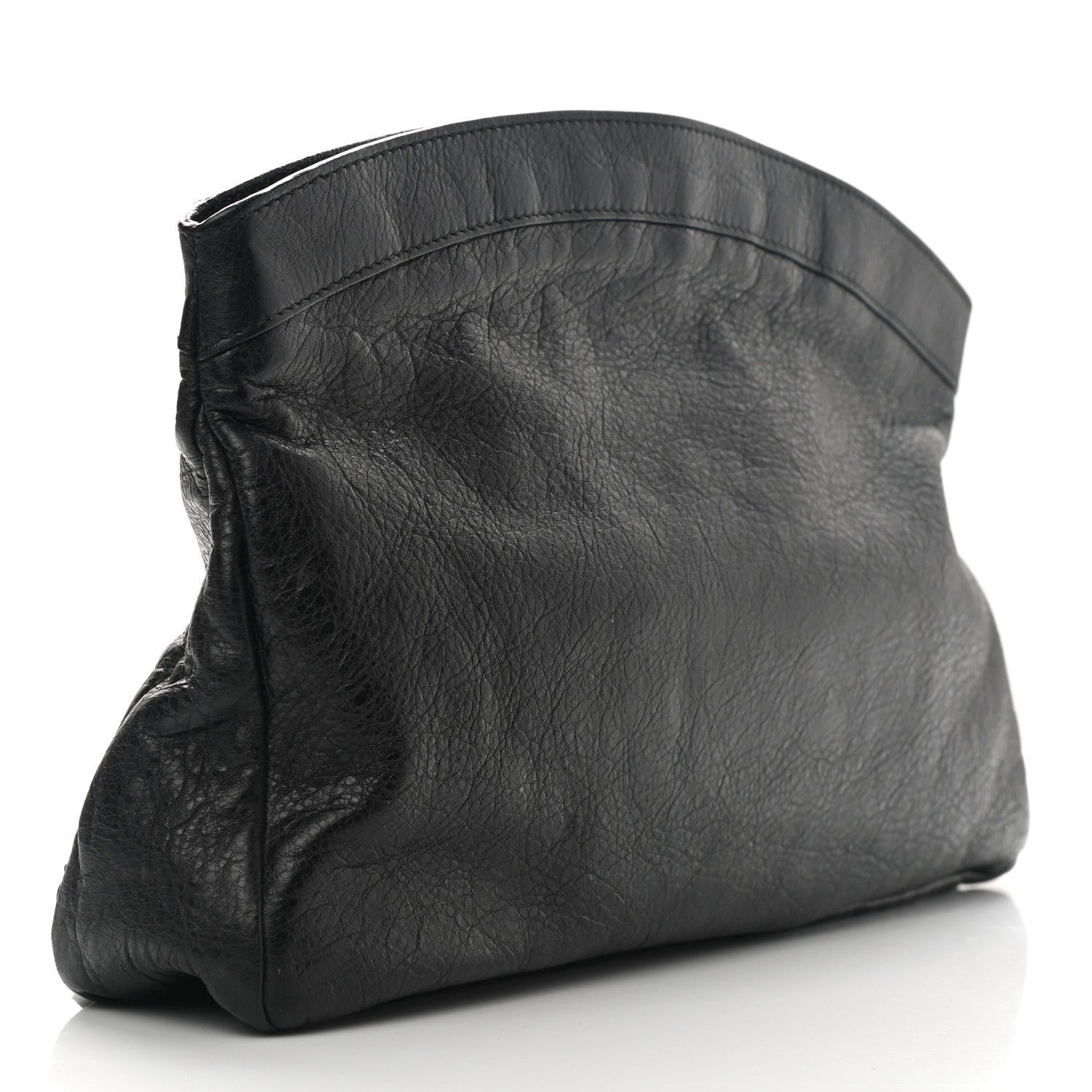 Balenciaga Agneau Classic Hardware Premier Clutch Black 3 of 9