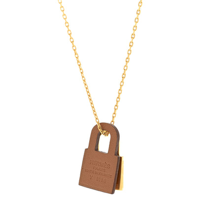Hermes Swift Small O'Kelly Pendant Necklace Gold 5 of 7