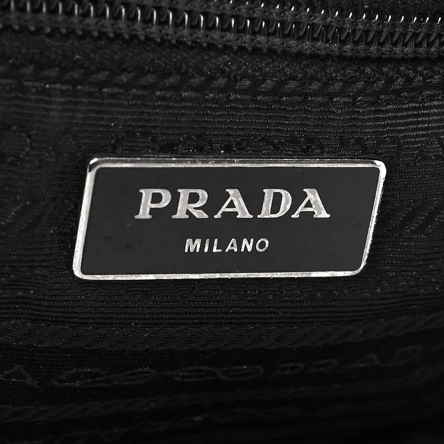 Prada Tessuto Nylon Studded New Vela Shoulder Bag Black Cromo 5 of 10