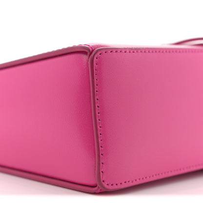 Givenchy Box Calfskin Mini Cut Out Shoulder Bag Neon Pink 9 of 12