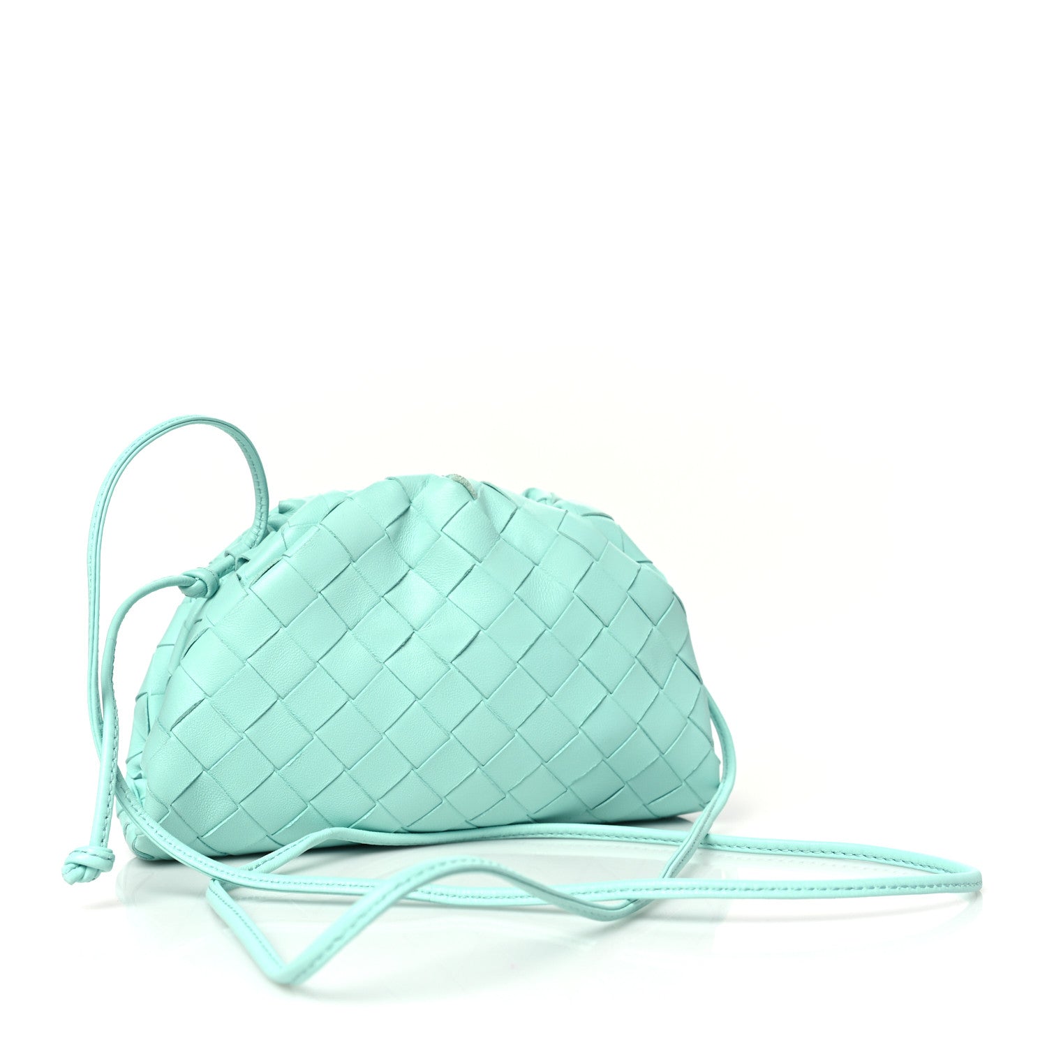 Bottega Veneta Nappa Intrecciato The Mini Pouch Celadon 3 of 12