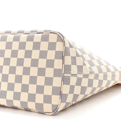 Louis Vuitton Damier Azur Neo Neverfull MM Rose Ballerine 11 of 14
