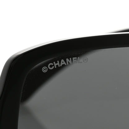 Chanel Acetate Square Sunglasses 5408 Black 7 of 8