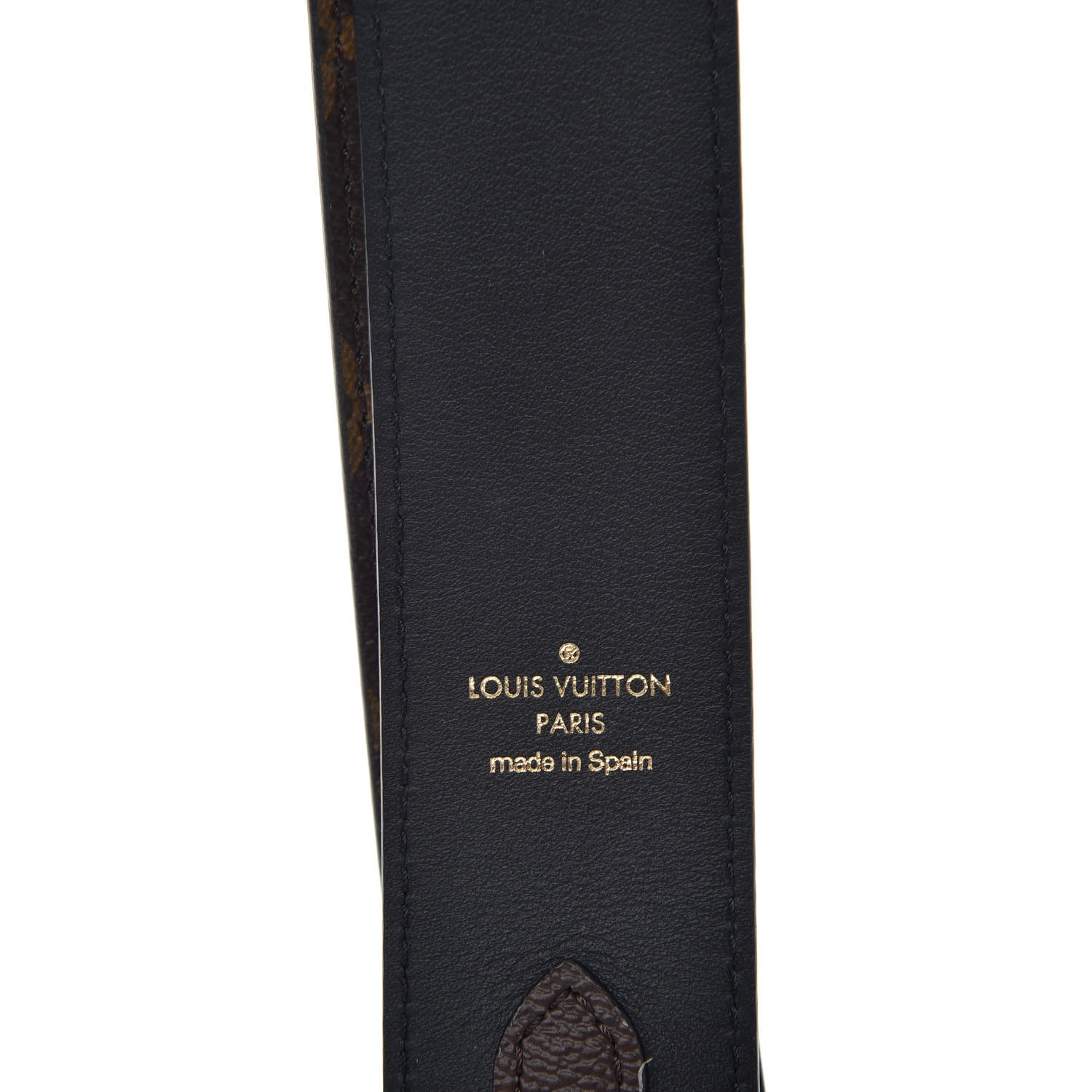 Louis Vuitton Monogram Bandouliere Shoulder Strap Black 3 of 4