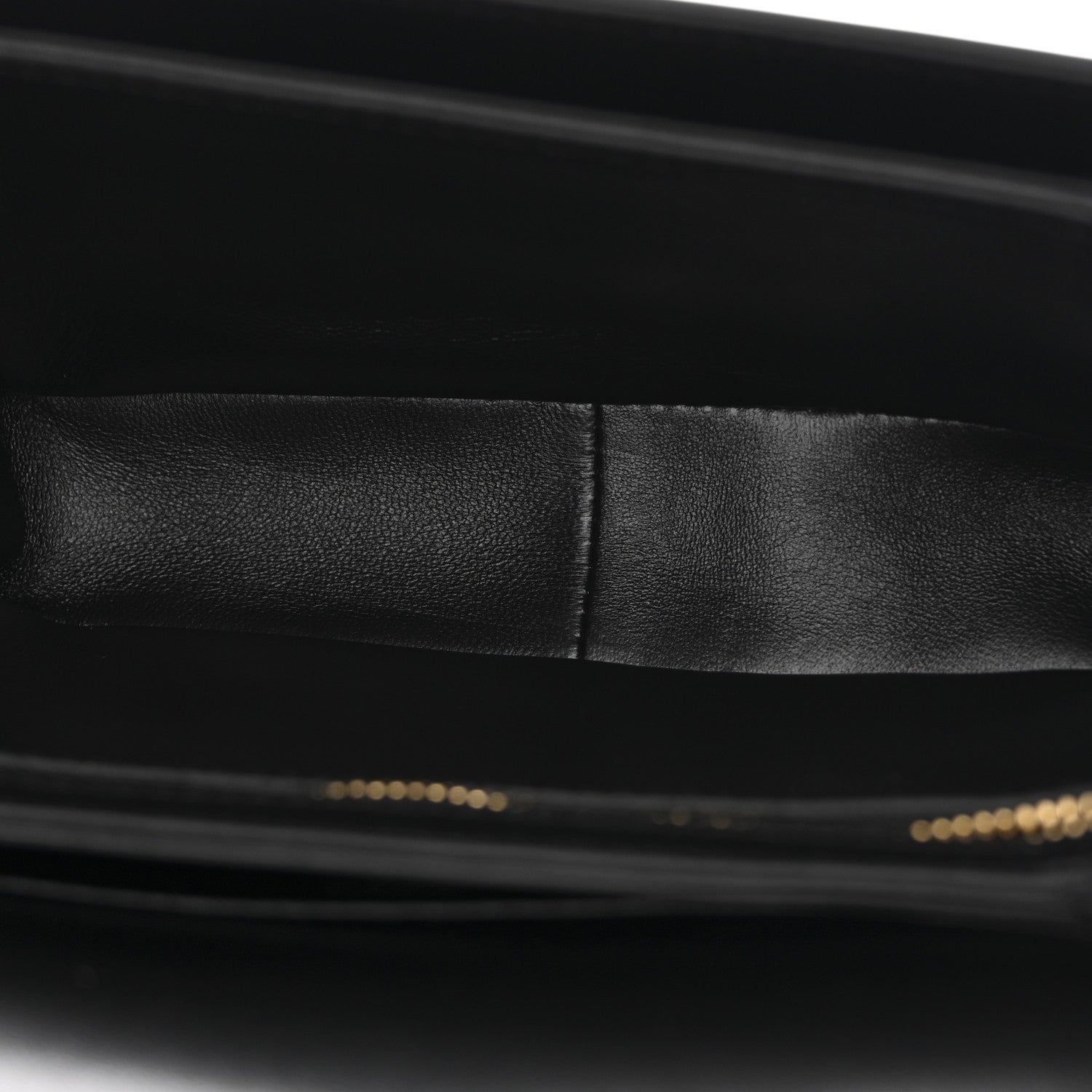 Celine Shiny Calfskin Teen Triomphe Black 5 of 10