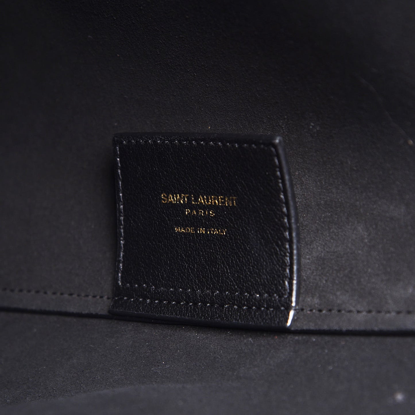 Calfskin Large Shopping Tote Black