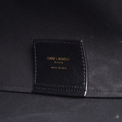Saint Laurent Calfskin Large Shopping Tote Black 9 of 9