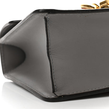 Gucci Calfskin Mini Sylvie Chain Shoulder Bag Deep Grey 8 of 9