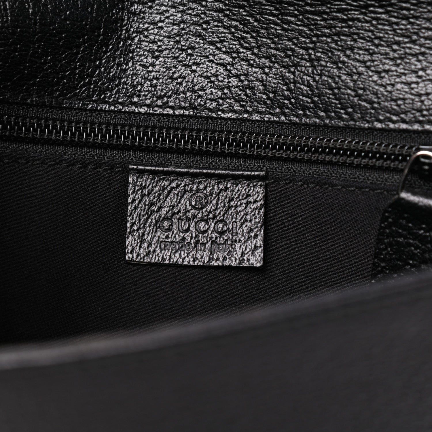 Gucci Calfskin Wristlet Clutch Black 6 of 11