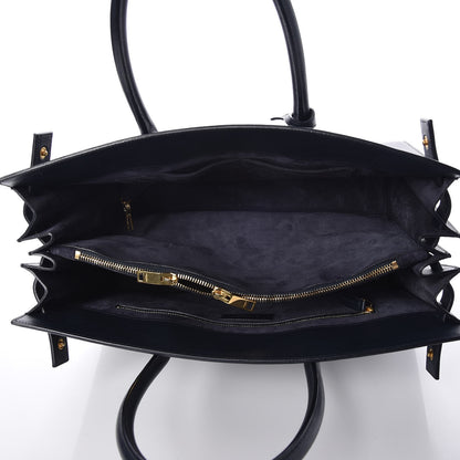 Saint Laurent Calfskin Large Sac de Jour Navy Blue 5 of 7