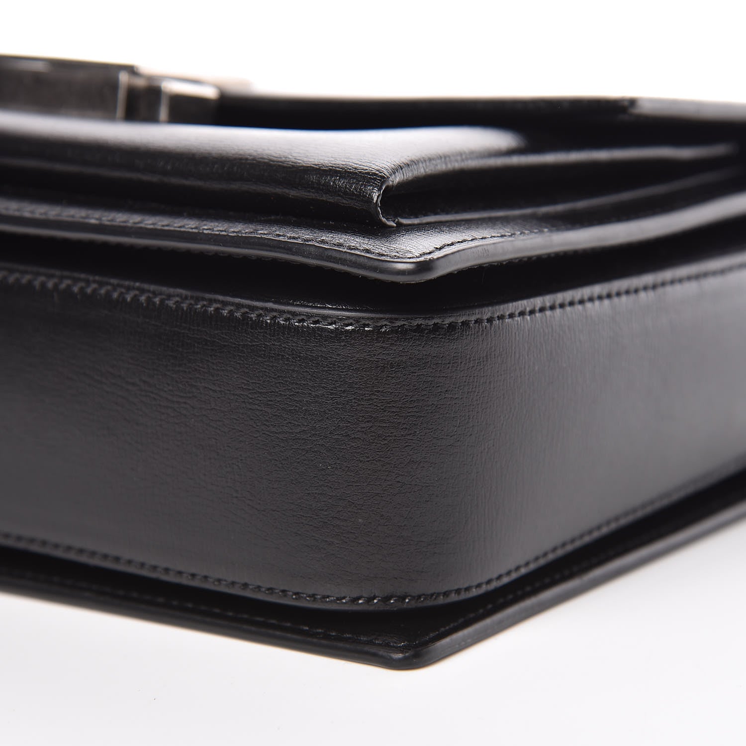 Saint Laurent Calfskin Medium Bellechasse Satchel Black 6 of 11
