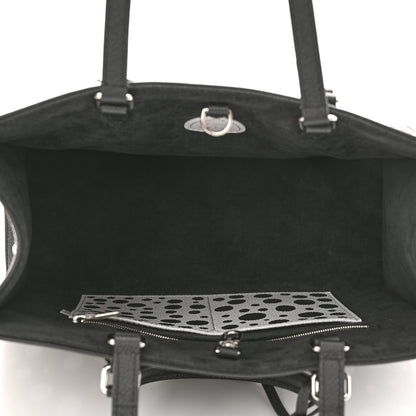 Louis Vuitton Monogram Kusama Dots Onthego MM Black White 5 of 10