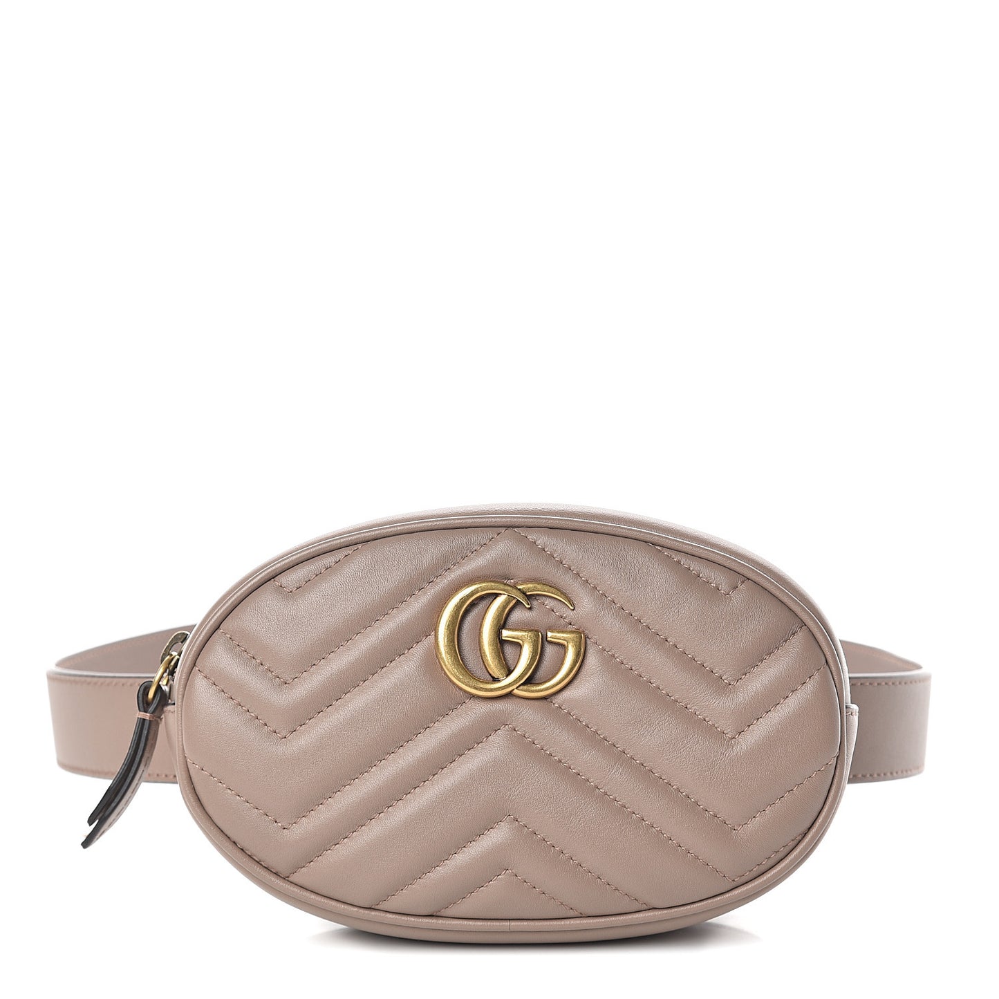 Calfskin Matelasse GG Marmont Belt Bag 85 34 Porcelain Rose