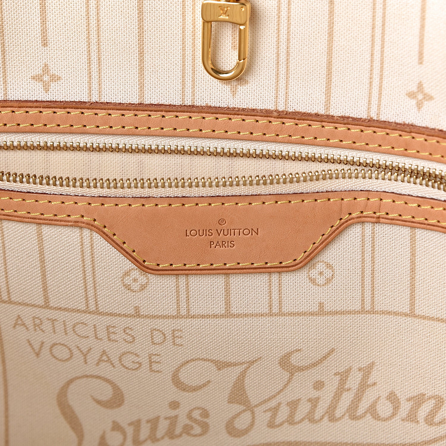 Louis Vuitton Damier Azur Neverfull MM 6 of 11