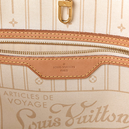 Louis Vuitton Damier Azur Neverfull MM 6 of 11