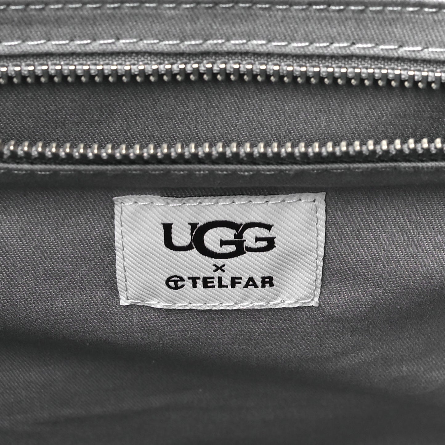 X UGG Fleece Medium Shopping Bag Grey