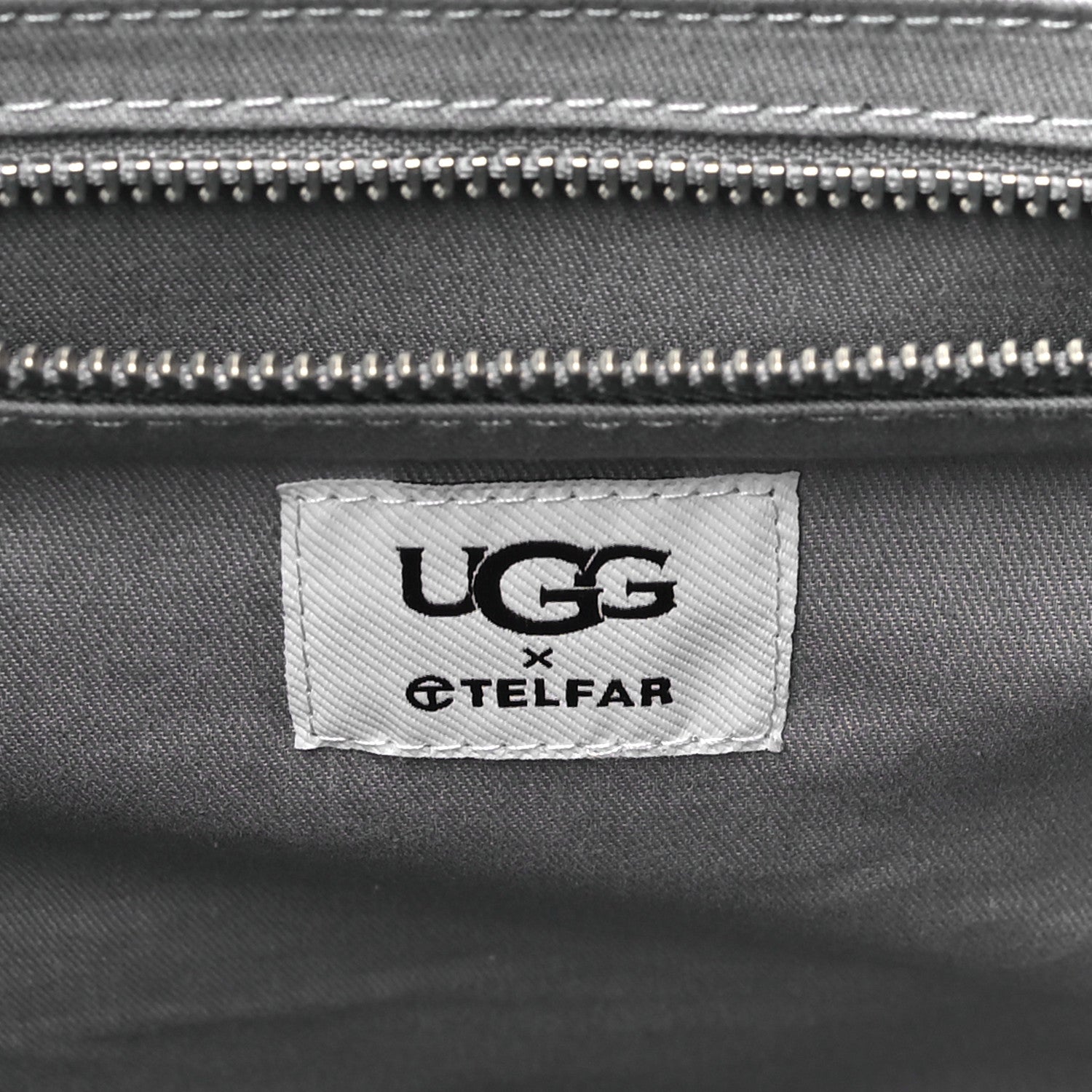 Telfar X UGG Fleece Medium Shopping Bag Grey 6 of 8