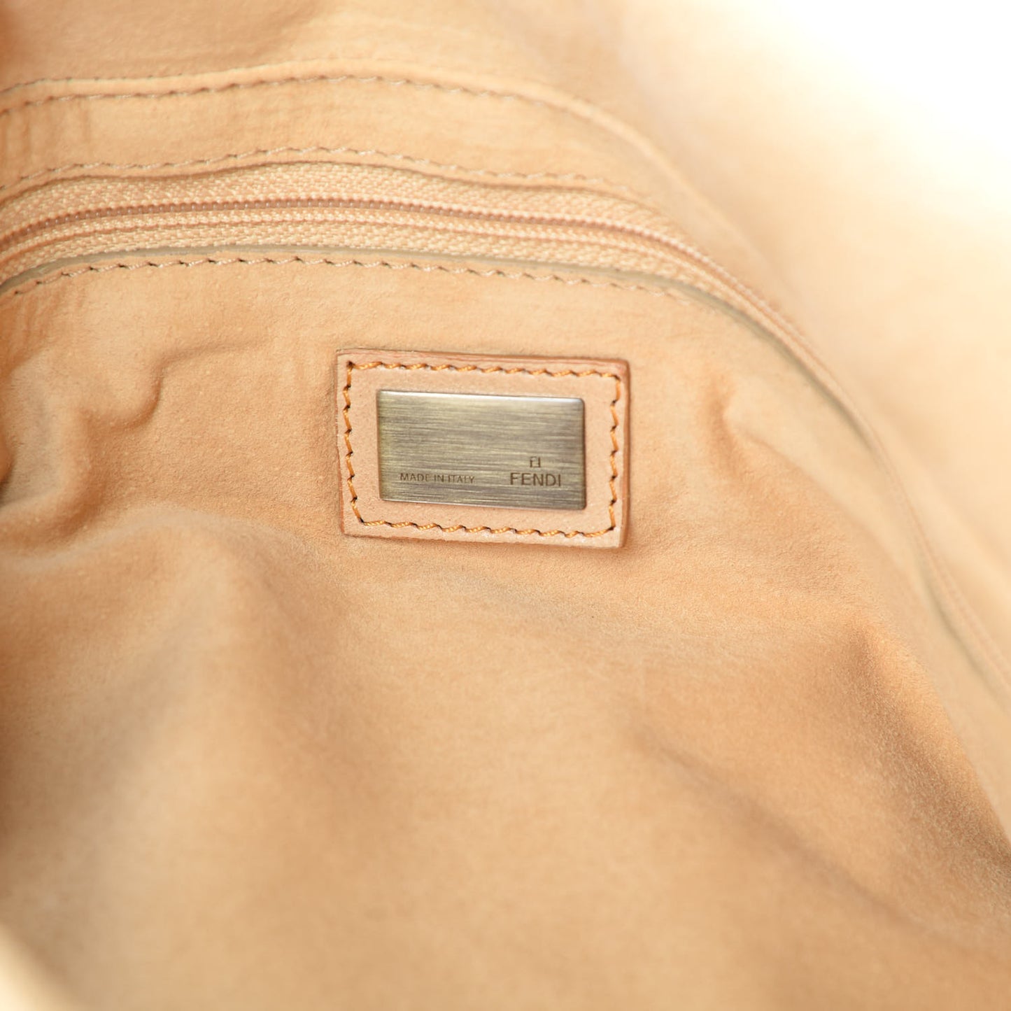 Goatskin Whipstitch Large Convertible Baguette Vacchetta