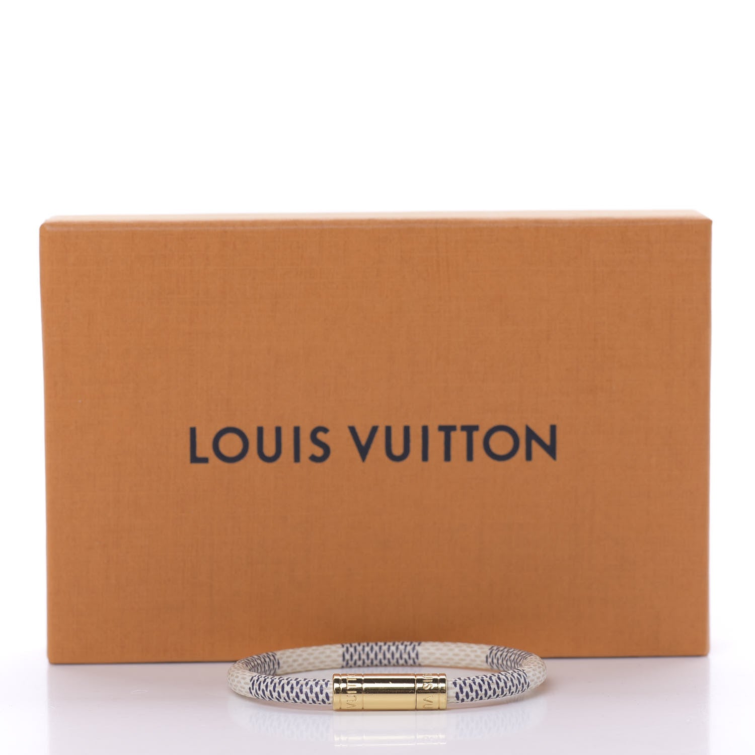 Louis Vuitton Damier Azur Keep It Bracelet 17 6 of 6