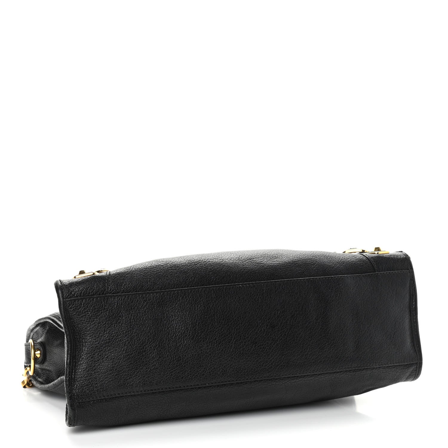 Balenciaga Chevre Gold Metallic Edge Hardware City Black 4 of 10