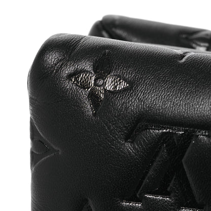 Louis Vuitton Lambskin Embossed Monogram Coussin PM Black 12 of 13