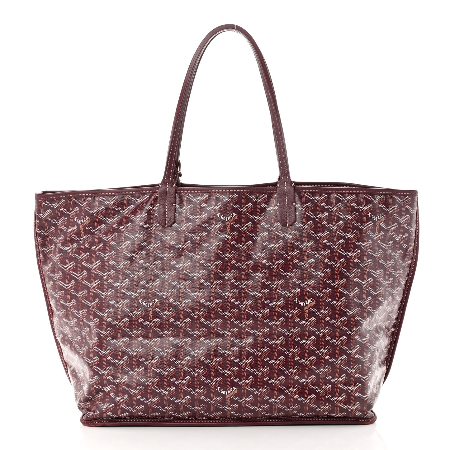 Goyardine Reversible Anjou PM Burgundy