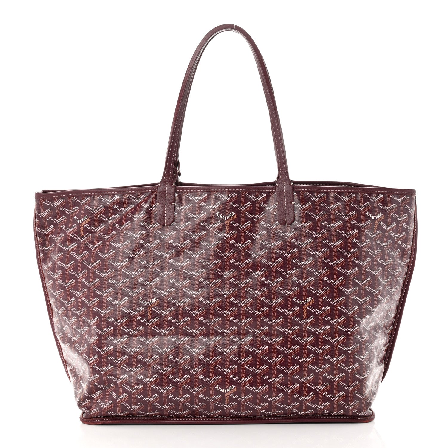 Goyard Goyardine Reversible Anjou PM Burgundy 3 of 14