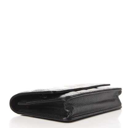 Chanel Caviar Quilted Wallet On Chain WOC Black 4 of 9