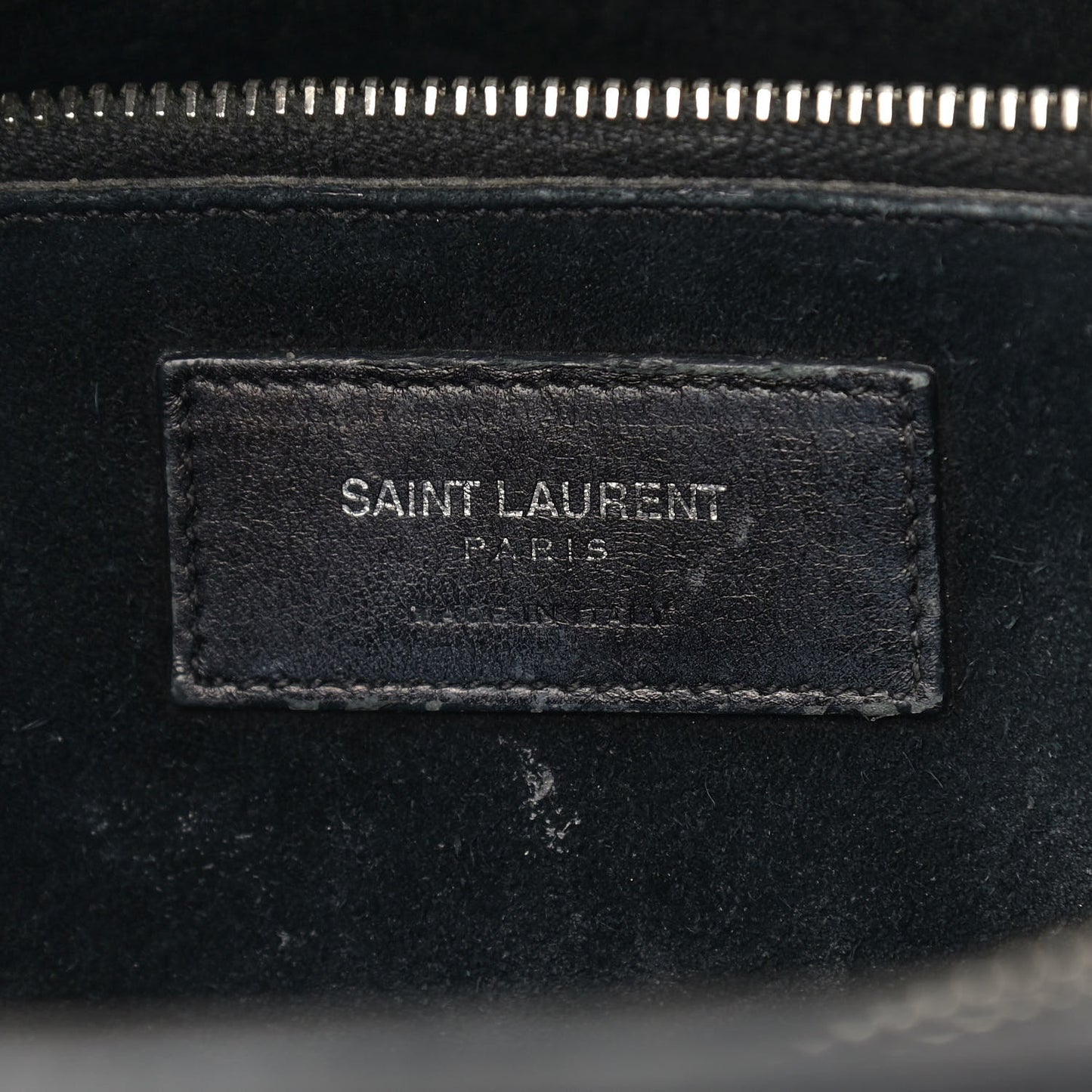 Python Calfskin Embossed Small Sac de Jour Black