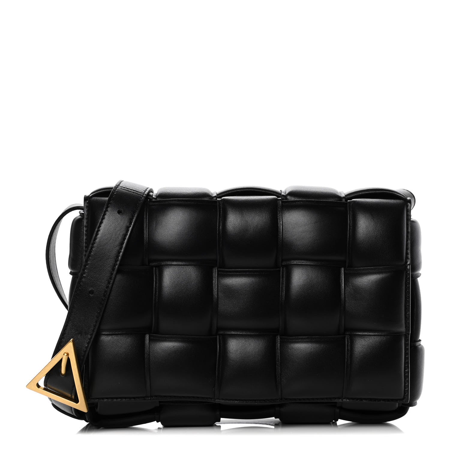 Bottega Veneta Nappa Maxi Intreccio Padded Cassette Crossbody Bag Black 1 of 10