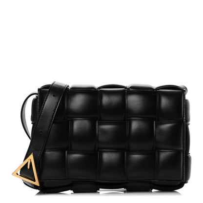 Bottega Veneta Nappa Maxi Intreccio Padded Cassette Crossbody Bag Black 1 of 10