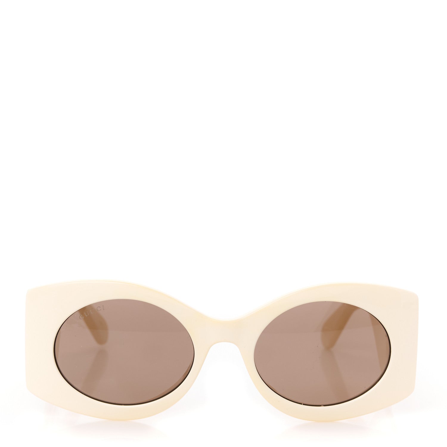 Gucci Acetate Frame GG Marmont Logo Sunglasses GG0810S Ivory 2 of 8