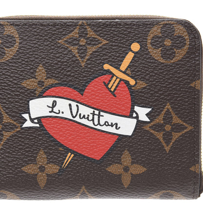 Louis Vuitton Monogram Travel Stickers Zippy Coin Purse 9 of 9