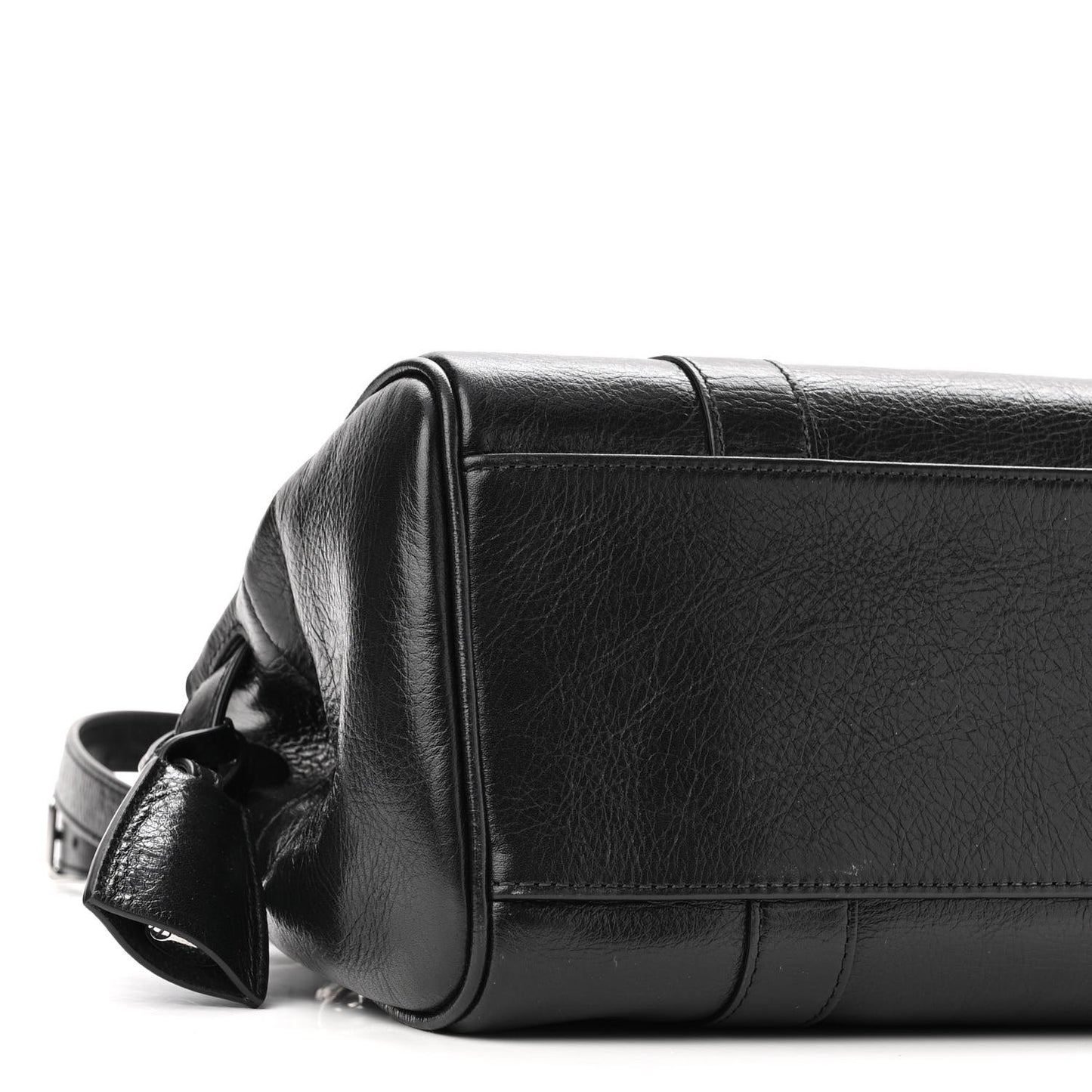 Soft Shine Calfskin Small Bayswater Black