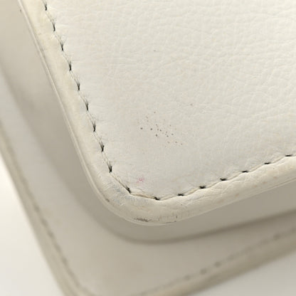 Chanel Calfskin Double Stitch Medium Boy Flap White 17 of 18
